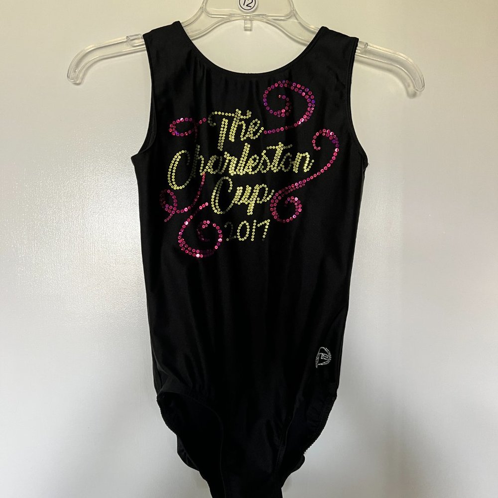 sequin Charleston Cup Ozone leotard - AM